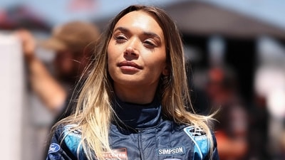 NASCAR driver Natalie Decker faces backlash after revealing mental health struggles during a race, leading to urgent team adjustments and public debate. (Getty Images via AFP) NASCAR driver Natalie Decker faces backlash after revealing mental health struggles during a race, leading to urgent team adjustments and public debate. (Getty Images via AFP)