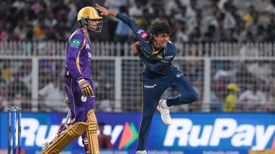 For GT, Sai Kishore and Mohammed Siraj took a wicket each. (PTI) For GT, Sai Kishore and Mohammed Siraj took a wicket each. (PTI)