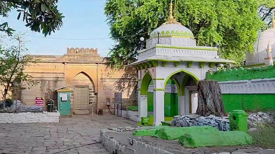 A visual of the Bhojshala Temple-Kamal Maula Mosque complex (ANI) A visual of the Bhojshala Temple-Kamal Maula Mosque complex (ANI)