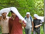 Delhi’s maximum on Sunday was at 43°C. (Sanjeev Verma/HT Photo)