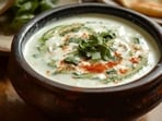 Refreshing Green Mango Raita