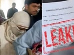 Accused in the NEET-UG exam paper leak case, Manisha Waghmare and PV Kulkarni, were produced before the Rouse Avenue Court, in New Delhi on Saturday. 