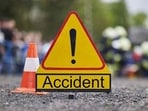 Police said the impact was so severe that the car was completely mangled, while the bus veered off the road into a nearby field. (Representative photo)