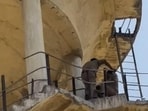 Police said the woman climbed the water tank in Vineet Khand-5 around 9 am and allegedly threatened to jump. (Sourced)