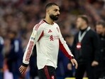  Mohamed Salah looks dejected after the match against Aston Villa.