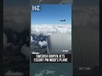 Watch: Swedish Gripen Fighters Escort Narendra Modi’s Aircraft Into Sweden | #shorts