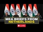WATCH LIVE: MEA briefs media over PM Modi’s Netherlands visit | The Hague | Dutch-India Ties