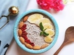 Chia seeds, bananas, and Greek yoghurt are excellent for gut health. 