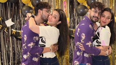 কৌশানিকে জাপটে ধরে আদুরে চুমু, হবু বউয়ের জন্মদিন, সারপ্রাইজ দিতে বোলপুরে  বনি!