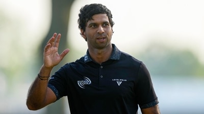 Aaron Rai, of England, waves on the 18th green after his round during the final round of the PGA Championship golf tournament at Aronimink Golf Club, Sunday, May 17, 2026, in Newtown Square, PA. (AP Photo/Matt Slocum) (AP Photo/Matt Slocum) Aaron Rai, of England, waves on the 18th green after his round during the final round of the PGA Championship golf tournament at Aronimink Golf Club, Sunday, May 17, 2026, in Newtown Square, PA. (AP Photo/Matt Slocum) (AP Photo/Matt Slocum)