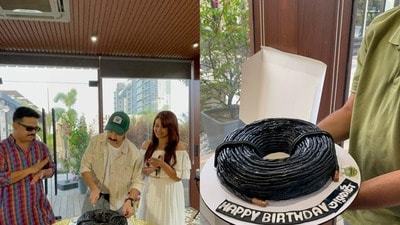 প্রিয়াঙ্কা-সত্যমকে নিয়ে জন্মদিন পালন বিক্রমের