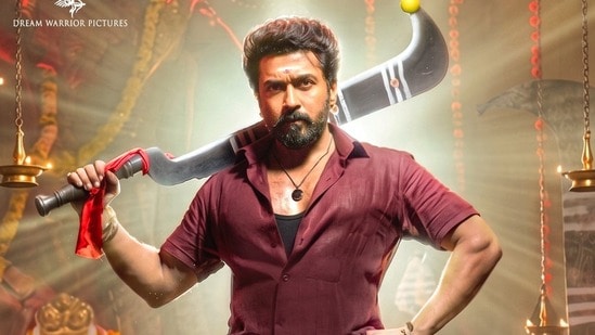 కరుప్పు పోస్టర్ లో సూర్య (x/Suriya_offl)