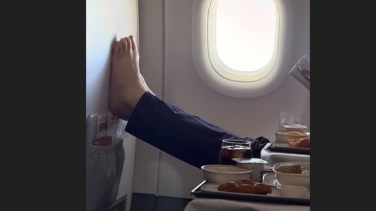 Vir Das called out a fellow passenger’s unhygienic in-flight behaviour, sparking debate on travel etiquette online. (X/@thevirdas)