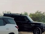 Witnesses said the convoy-like movement of the SUVs suggested the stunts were intentional and coordinated.