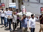 నీట్ పేపర్ లీక్ పై ఎన్ఎస్‌యూఐ నిరసనలు(Hemant Rawat)