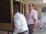 As part of the campaign, health teams inspected 41 houses in Barola village for mosquito breeding spots and conducted awareness drives in schools, labour establishments and community health centres across Noida, Greater Noida, Dadri, Bisrakh and Jewar over the weekend. (HT Photos)