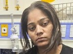 In this 2025 file photo, Sonam Raghuvanshi, woman accused of plotting her husband’s murder at a hospital for medical check-up. (PTI file photo)