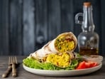 Nutritious Paneer Scramble Wrap