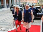 PM Modi in Europe: Prime Minister Narendra Modi and Oslo Mayor Anne Lindboe on their way to the Norwegian-Indian business conference, 