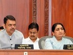 On Monday, CM Devendra Fadnavis chaired a meeting of 'Social Sector War Room', where deputy chief minister and NCP chief Sunetra Pawar was also present. (@CMOMaharashtra X)