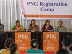 Over 100 residents turn up for mega PNG camp in Sion. (Satish Bate/Hindustan Times)