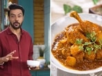 Ranveer Brar's mango chicken curry takes only 40 minutes to prepare. 