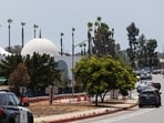 Police respond to a reported active shooter at the Islamic Center of San Diego in San Diego, California.