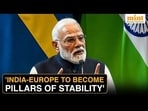 PM Modi Invites EU to Partner with India for Stability, Sustainability and Shared Prosperity | Watch