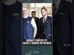 PM Modi Receives Norway's Highest Civilian Honour | #shorts