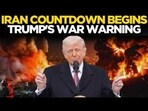 LIVE | Trump Warned Iran "There Won't Be Anything Left Of Them" If Teheran Dosent Agree To A Deal