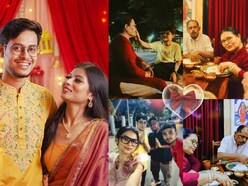হবু শ্বশুর-শাশুড়ির ‘বিয়ে না হলে কী হতো!’ বং গাইয়ের বাবা-মা'র বিবাহবার্ষিকী, মাখন মাখালেন প্রেমিকা