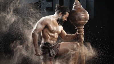 పెద్ది పోస్టర్ లో రామ్ చరణ్ పెద్ది పోస్టర్ లో రామ్ చరణ్