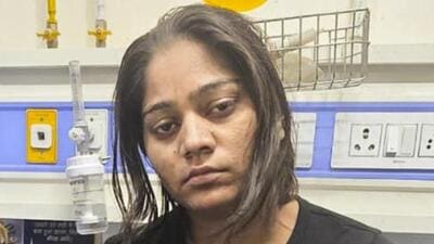 In this 2025 file photo, Sonam Raghuvanshi, woman accused of plotting her husband’s murder at a hospital for medical check-up. (PTI file photo) In this 2025 file photo, Sonam Raghuvanshi, woman accused of plotting her husband’s murder at a hospital for medical check-up. (PTI file photo)