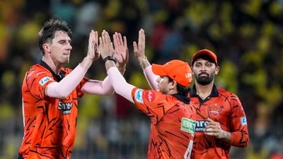 For SRH, Pat Cummins bagged three wickets. (PTI)