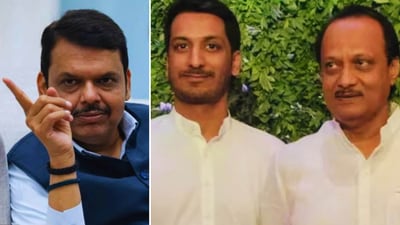 Some BJP leaders privately believe that Parth Pawar was indirectly reminded about the scrutiny surrounding the  ₹300-crore Mundhwa land scam case during his meet with Fadnavis. (HT File Photos)