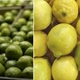 పసుపు రంగు నిమ్మకాయ Vs పచ్చ నిమ్మకాయ