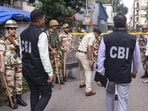 CBI and Central Forensic Science Laboratory officials inspect the crime scene in Madhyamgram, North 24 Parganas district, West Bengal. (FILE PHOTO)
