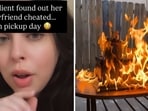 The baker who burned a cake on her client’s request. 