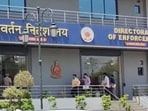 GMADA officials at ED’s regional office in Jalandhar.
