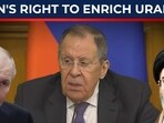 Russia backs Iran’s right to enrich uranium, dares Trump to stop it as… Russia backs Iran’s right to enrich uranium, dares Trump to stop it as…