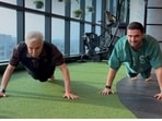 At 93, Madhukar Talwalkar demonstrates the benefits of regular exercise for seniors. His routine includes strength training. (Instagram/ karansawhney11)