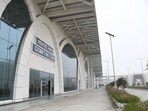 The Gomti Nagar railway station in Lucknow, in the vicinity of which an ODOC Park is proposed to come up (HT File Photo)