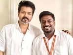 Tamil Nadu CM Vijay with Rajmohan.