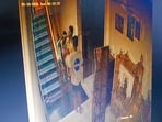 In this screengrab from a video received on May 18, 2026, a CCTV grab purportedly shows final moments of the woman