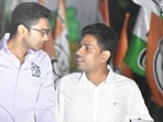 In a statement after the withdrawal by Jahangir Khan, seen here during poll campaign with TMC leader Abhishek Banerjee, the party said it was his “personal decision". 
