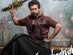 Karuppu box office collection day 4: Suriya in a still from the RJ Balaji film. 