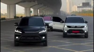 Eyewitnesses claimed the vehicles disrupted traffic for several kilometres on the high-speed corridor. (HT) Eyewitnesses claimed the vehicles disrupted traffic for several kilometres on the high-speed corridor. (HT)