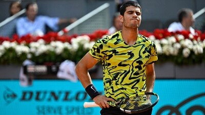 Carlos Alcaraz had started the year by winning the Australian Open (AFP)