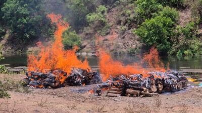 The funeral of all 14 deceased was conducted in Bapugaon village on Tuesday