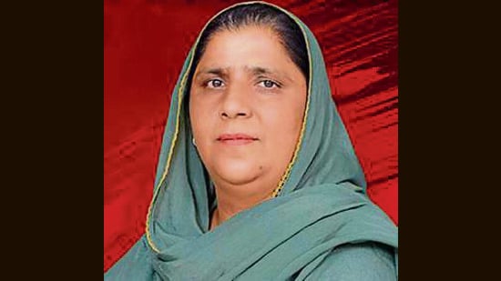 Jagraon AAP MLA Sarvjit Kaur Manuke. (HT Photo)